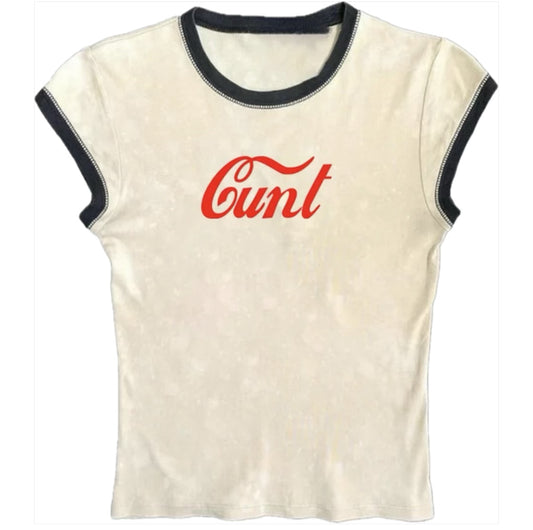 "CUNT" tee